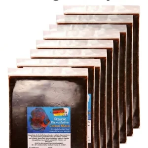 Preis Gesenkt 10 x 500g Vorteilspaket: Krause Diskusfutter Colourmaxx: Farbbooster: 500g Flachtafel